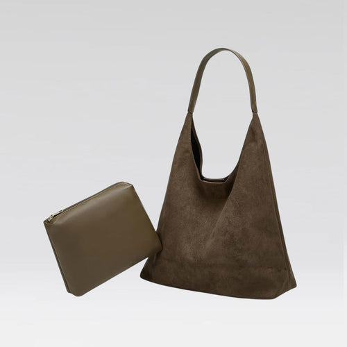 Alina Suede Hobo Bag