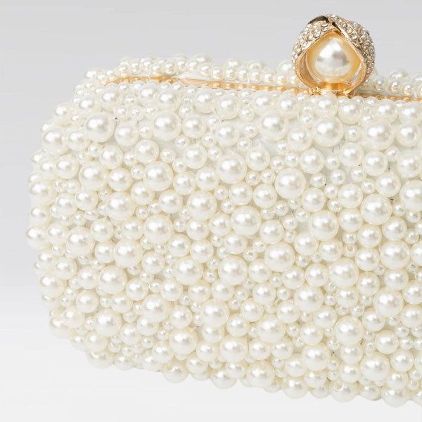Corinna Pearl Clutch Bag