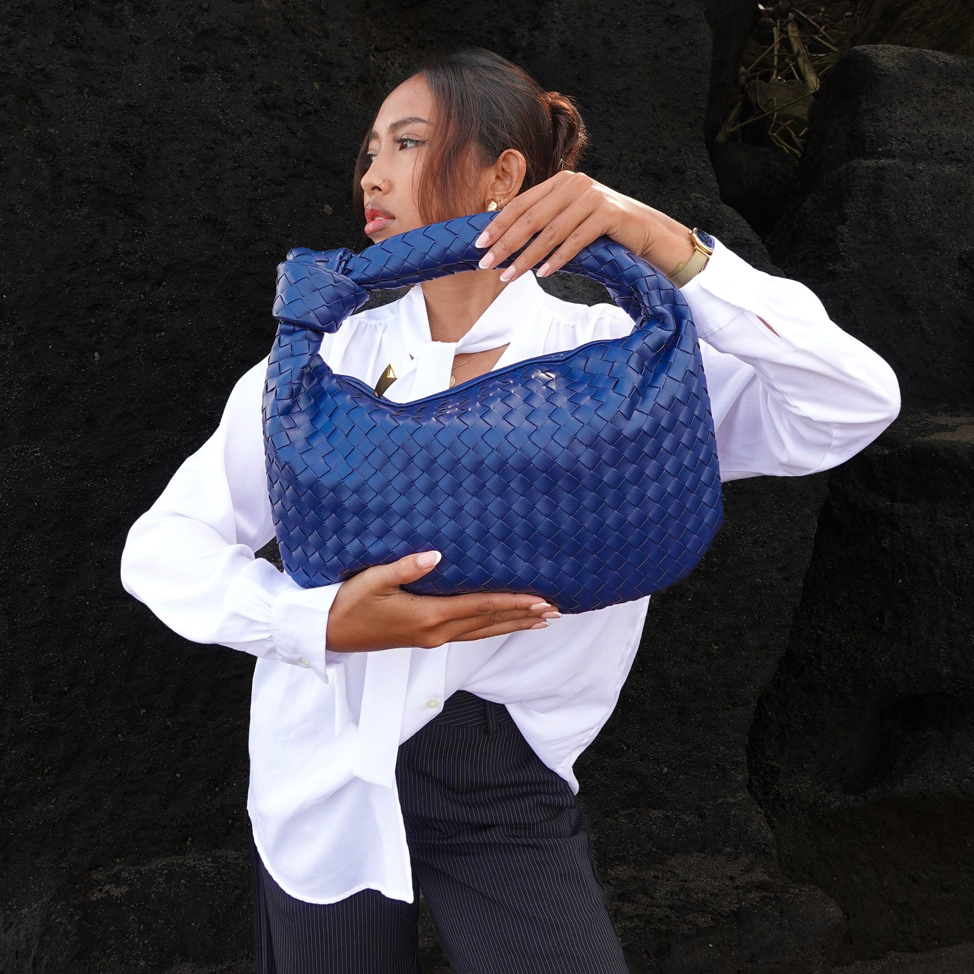 Carolin Braided Handbag