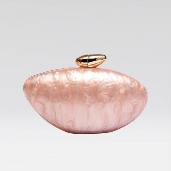 Nadja Oval Clutch-Tasche