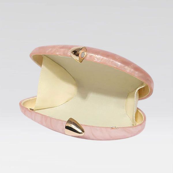 Nadja Oval Clutch-Tasche