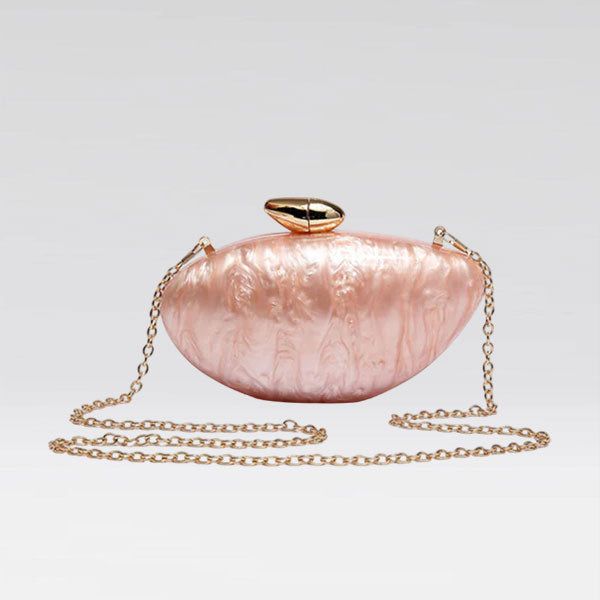 Nadja Oval Clutch-Tasche
