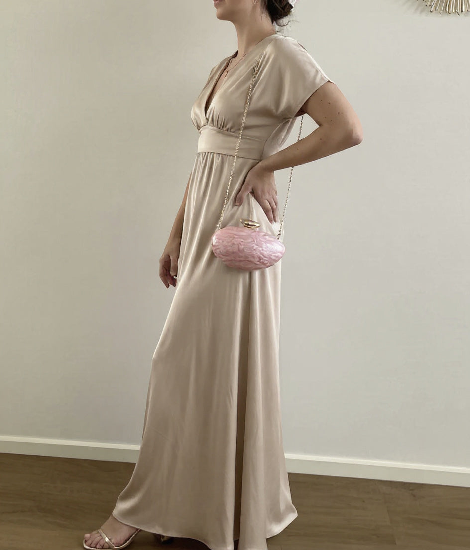 Nadja Oval Clutch-Tasche