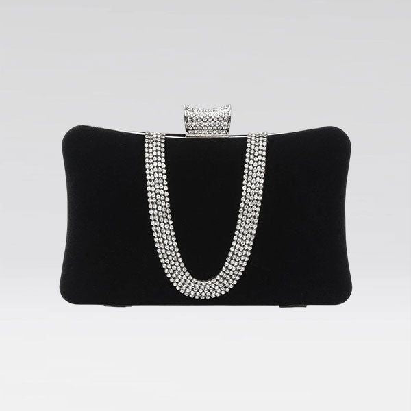 Velina Velvet Clutch Bag