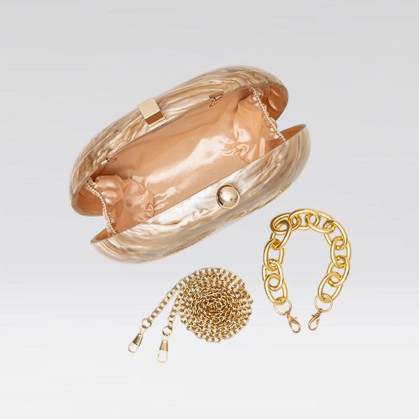 Nayla Acrylic Clutch Bag