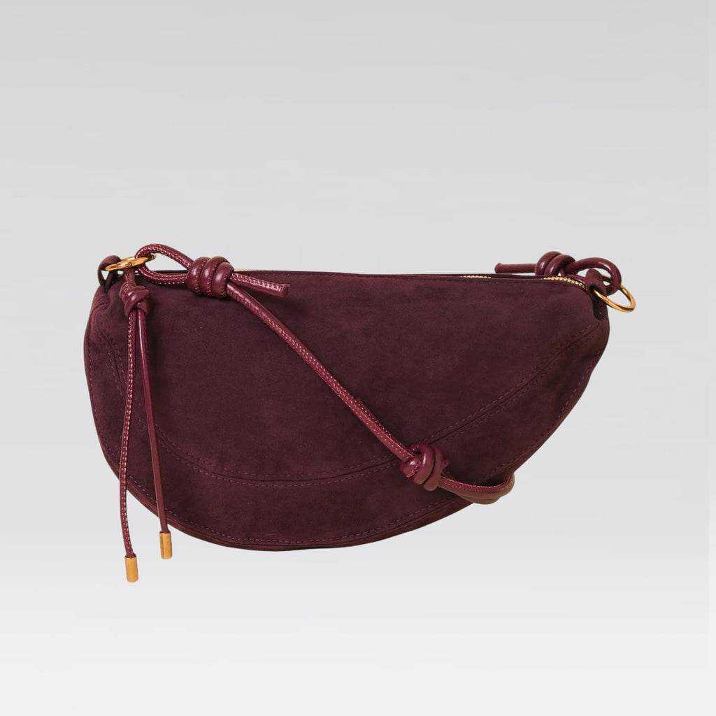 Marza Suede Crossbody Bag