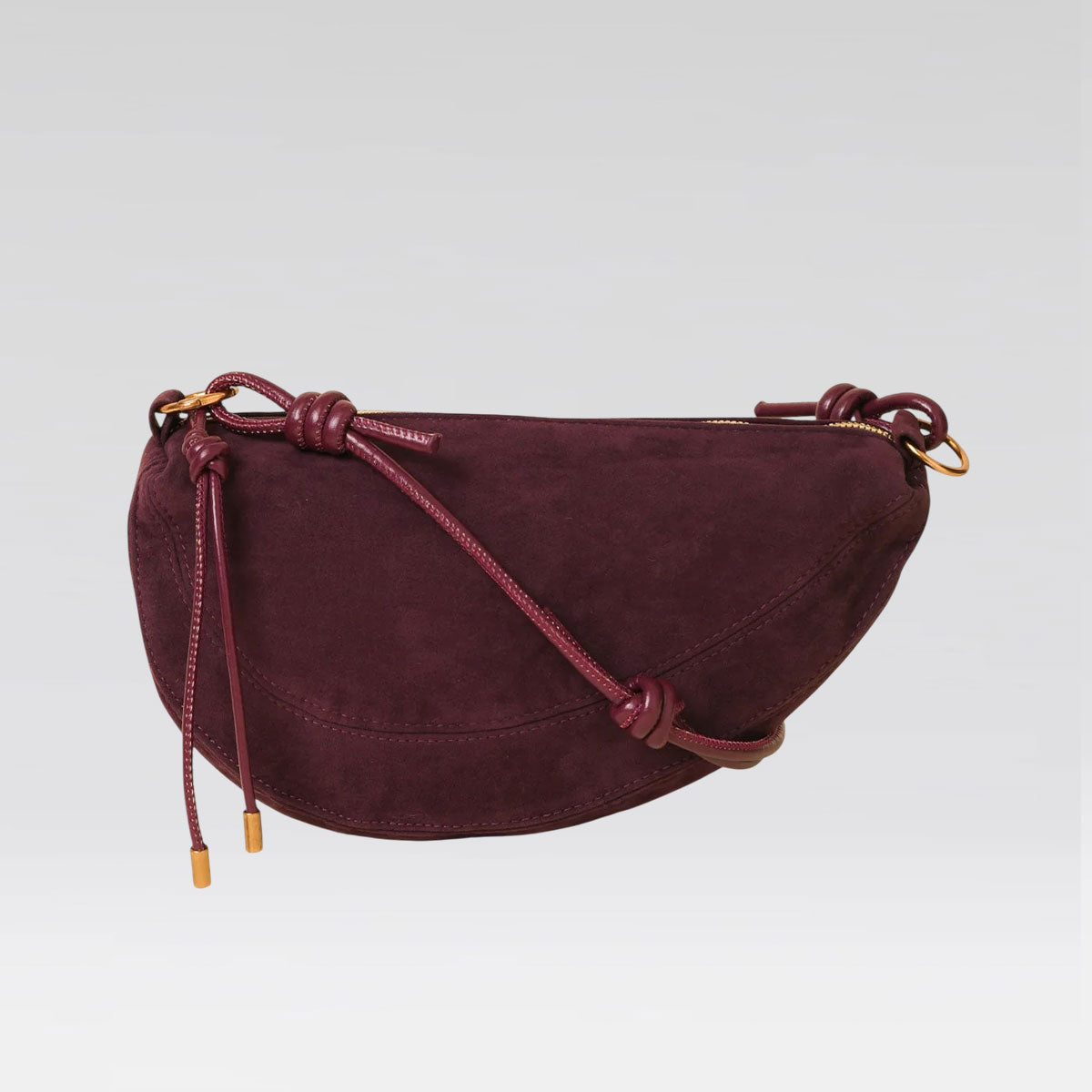 Marza Suede Crossbody Bag