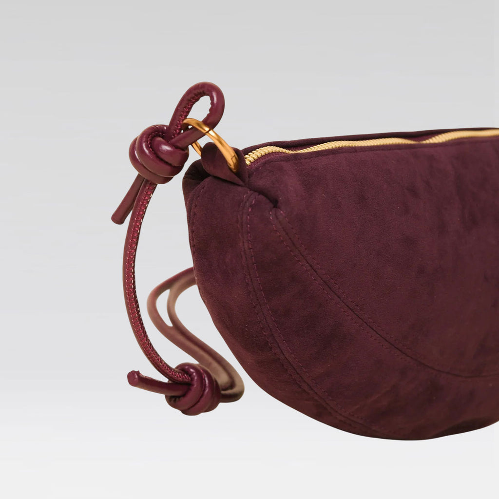 Marza Suede Crossbody Bag