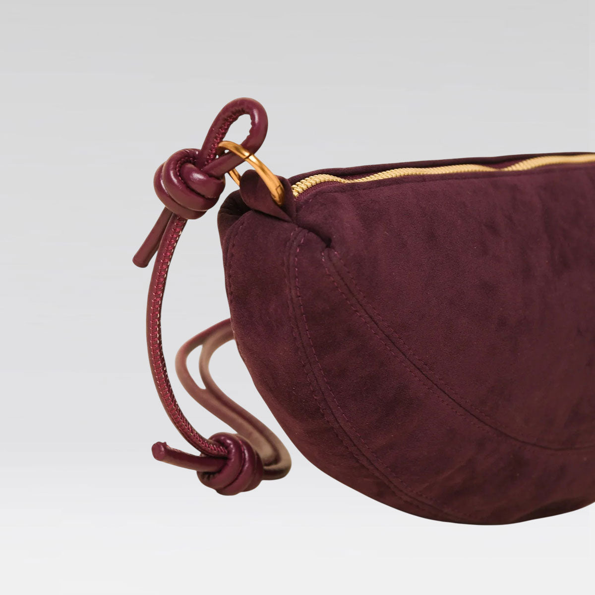 Marza Suede Crossbody Bag